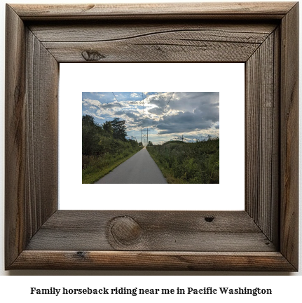 family horseback riding near me in Pacific, Washington